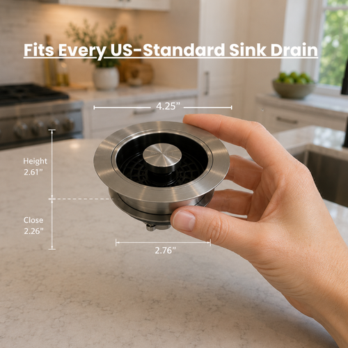 SinkHero - 3-in-1 Stainless Steel Kitchen Sink